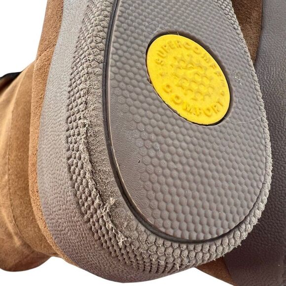 Fitflop Women's Suede Shearling-Lined Roll Down Ankle Boots Brown Size 8.5 - Picture 9 of 10